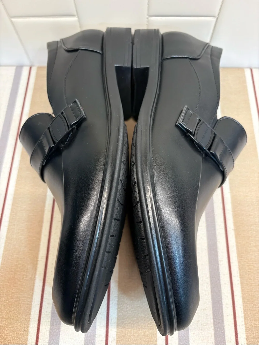 Perry Ellis Portfolio Drexler II RB Men's Loafers Size 10 Wide Black Shoes NWOB